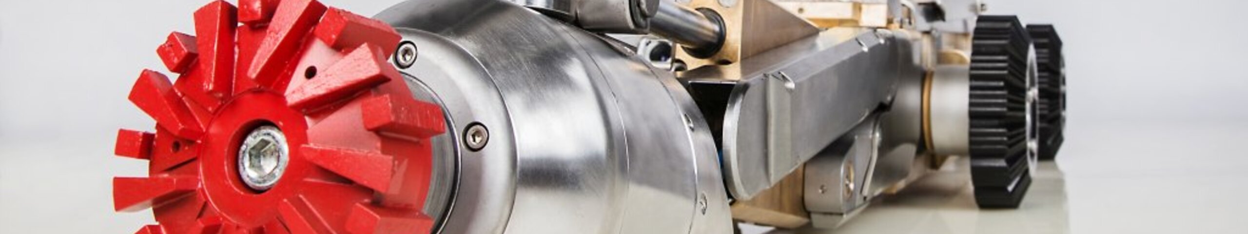 Streicher Kanalsysteme EF200 Detailaufnahme des Fräskopfes des Streicher Kanalsysteme EF200
